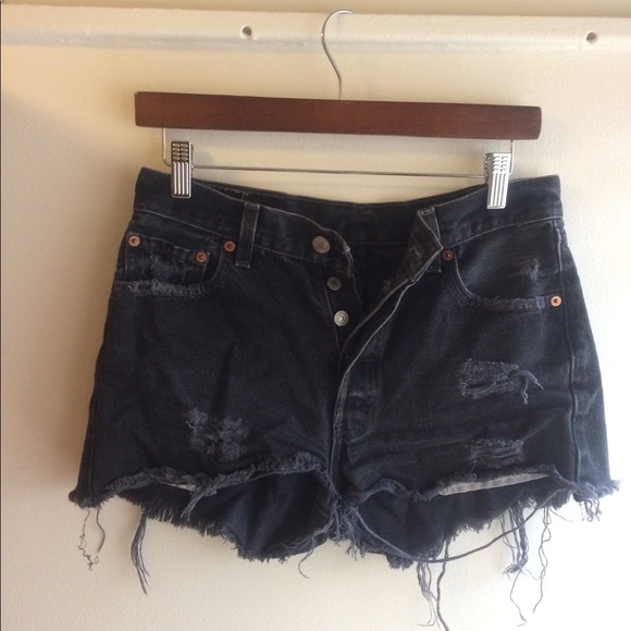 Levi's Pants - Levi’s 501 distressed cutoffs